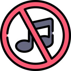 No music