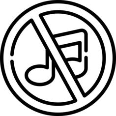 No music