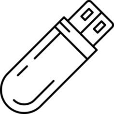 倾斜的Pendrive