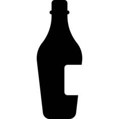 瓶与标签的酒