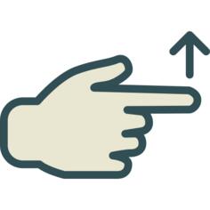 Pointing right