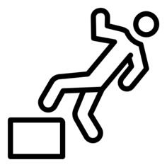 警告下降