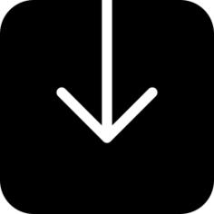 Down arrow in square
