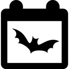 Calendar halloween night