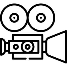 Old movie camera