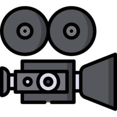 Old movie camera