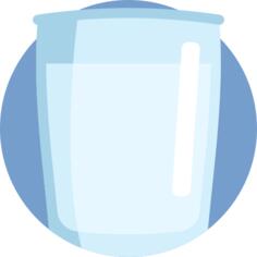 Glass of water