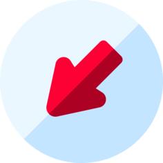Diagonal arrow