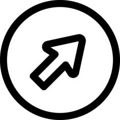 Diagonal arrow