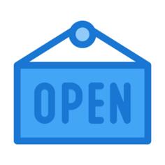 Open sign
