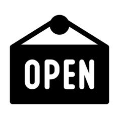 Open sign