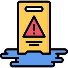 地面湿滑