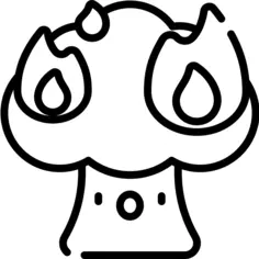 燃烧的树