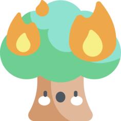 燃烧的树