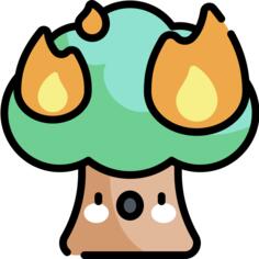 燃烧的树