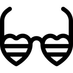 Heart glasses