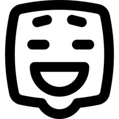 咧着嘴笑