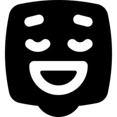 咧着嘴笑