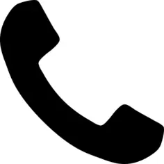 Telephone handle silhouette