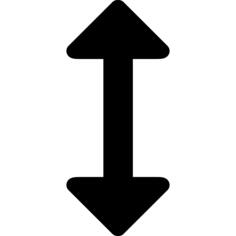 Double vertical arrow