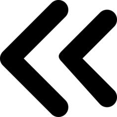 Double left arrows symbol