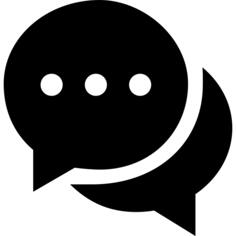 Chat oval black balloons couple