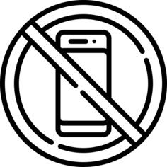 No smartphones