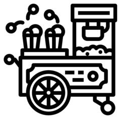 Popcorn cart
