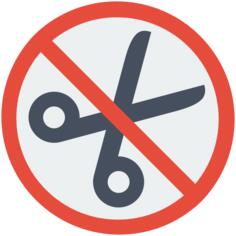 No cutting