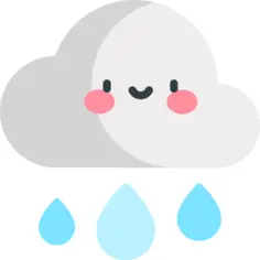 多雨的