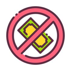 No money