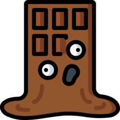 Melting chocolate