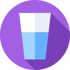 Glass of water