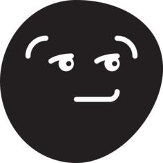 傻笑