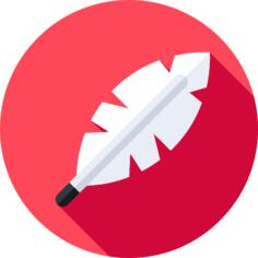 Feather pen