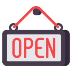 Open sign