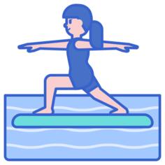 划桨冲浪