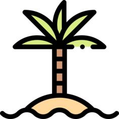 沙漠荒岛