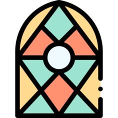 Stained glass window