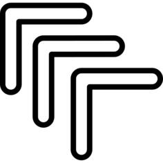 Diagonal arrows