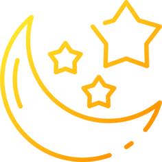 月亮和星星