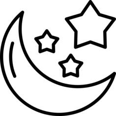 月亮和星星
