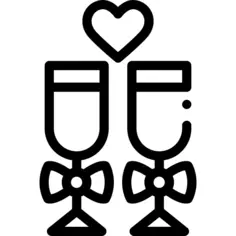 Champagne glasses