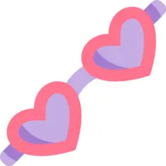 Heart glasses