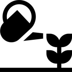 Watering plants