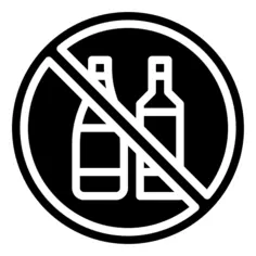No alcohol
