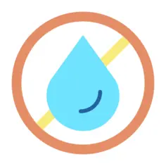No water