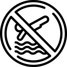 No diving
