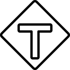 T型路口