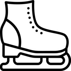 Ice skating shoes